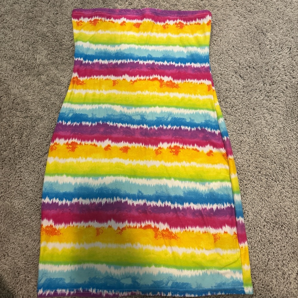 Colorful Striped Dress